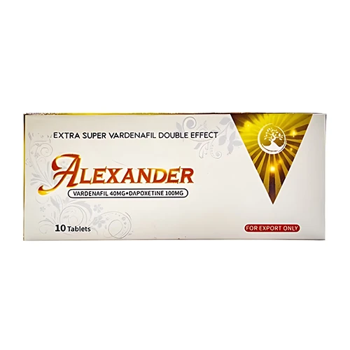 Alexander 140mg 產品外盒正面圖 雙效樂威壯亞歷山大 Alexander 140mg 外盒正面