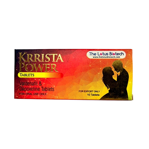 Krrista Power 100mg 產品外盒正面圖 雙效樂威壯 Krrista Power 100mg 外盒正面