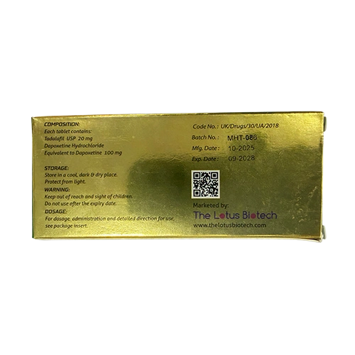 Extra Super Krista 120mg 外盒背面圖 超級雙效必利勁 Extra Super Krista 120mg 外盒背面資訊